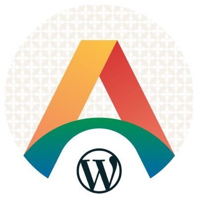 This is the WordCamp Asia 2023 logo. It is a golden arch in the form of an A. The golden arch is on top of the ground. The ground is round and green. 